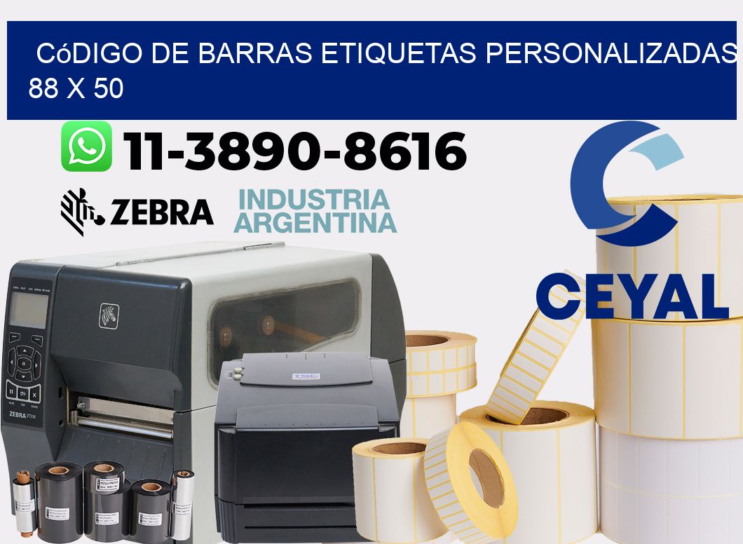código de barras etiquetas personalizadas 88 x 50