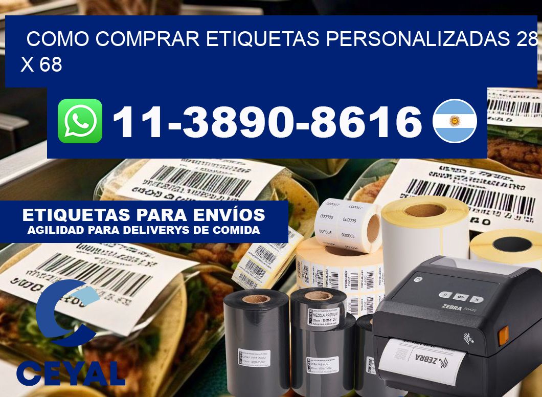 como comprar etiquetas personalizadas 28 x 68
