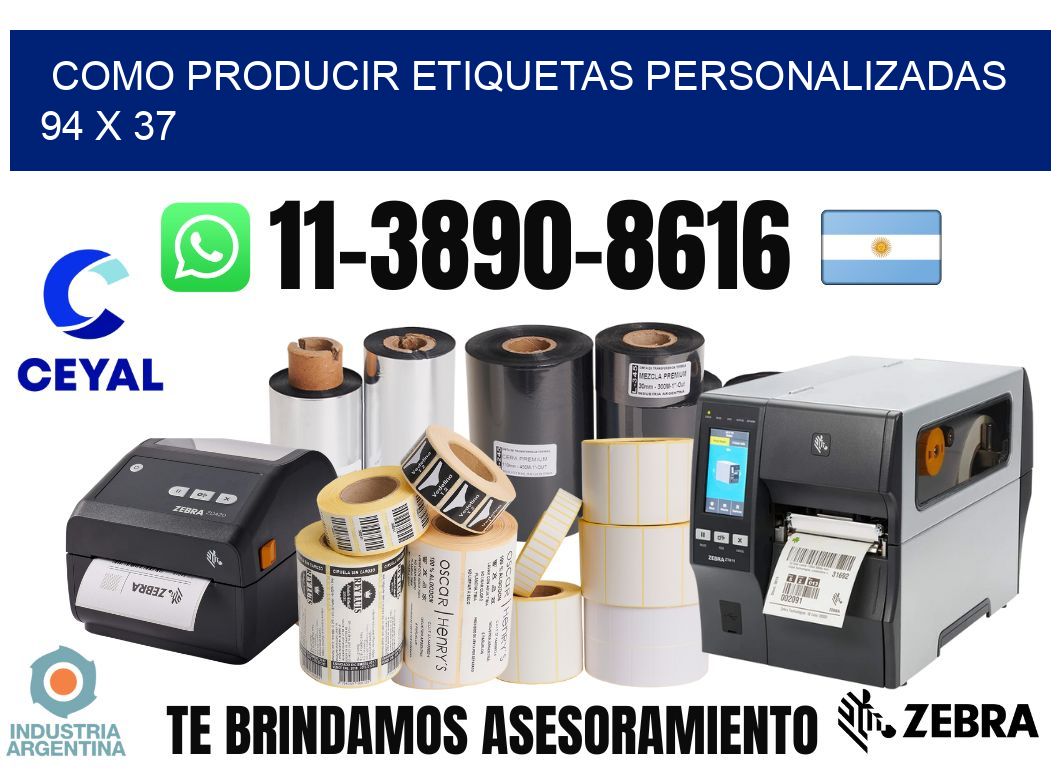 como producir etiquetas personalizadas 94 x 37