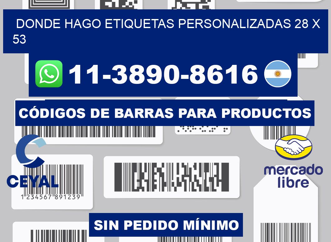donde hago etiquetas personalizadas 28 x 53