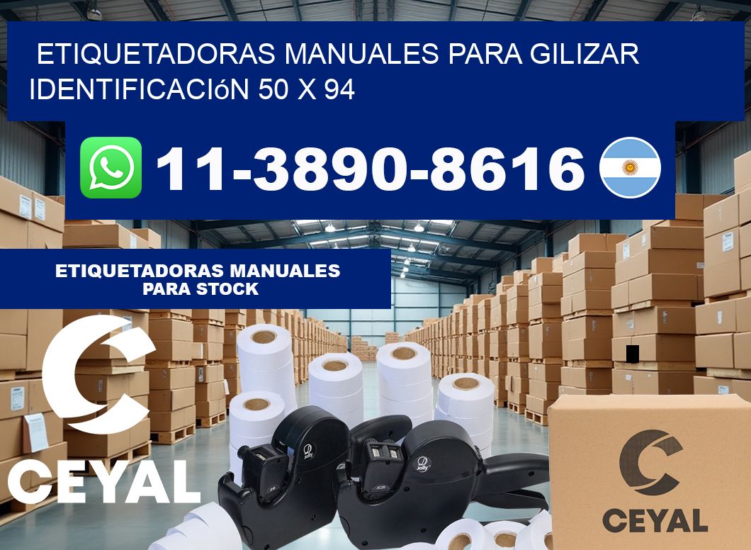 etiquetadoras manuales para gilizar identificación 50 x 94