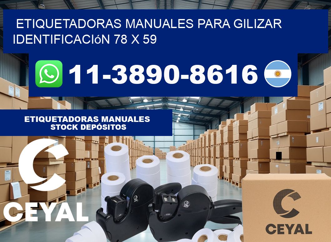 etiquetadoras manuales para gilizar identificación 78 x 59