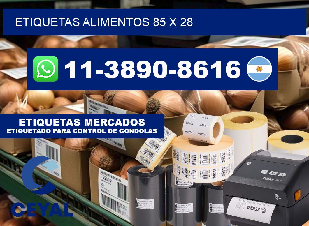 etiquetas alimentos 85 x 28