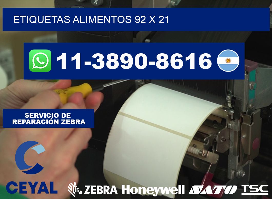 etiquetas alimentos 92 x 21