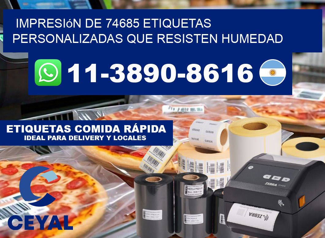 impresión de 74685 etiquetas personalizadas que resisten humedad