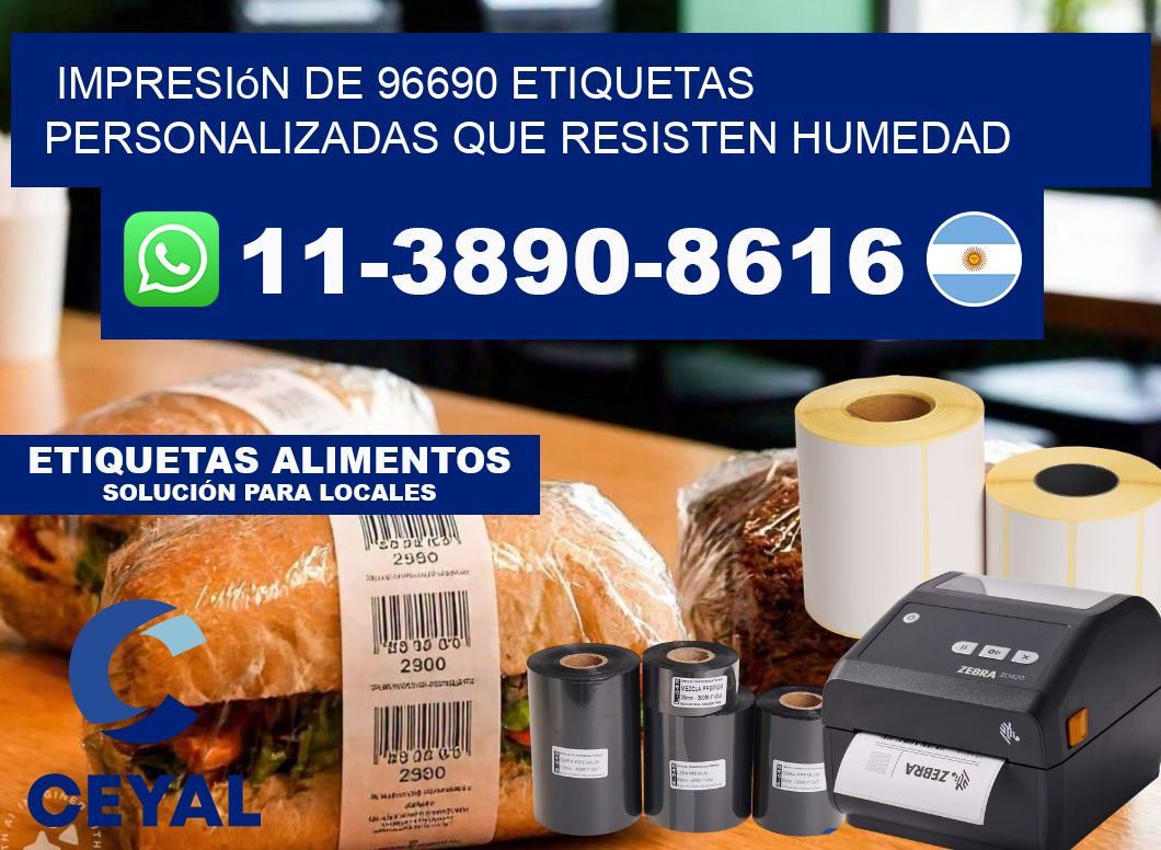 impresión de 96690 etiquetas personalizadas que resisten humedad