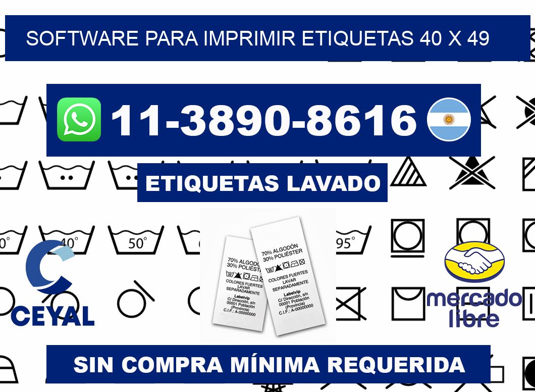 software para imprimir etiquetas 40 x 49