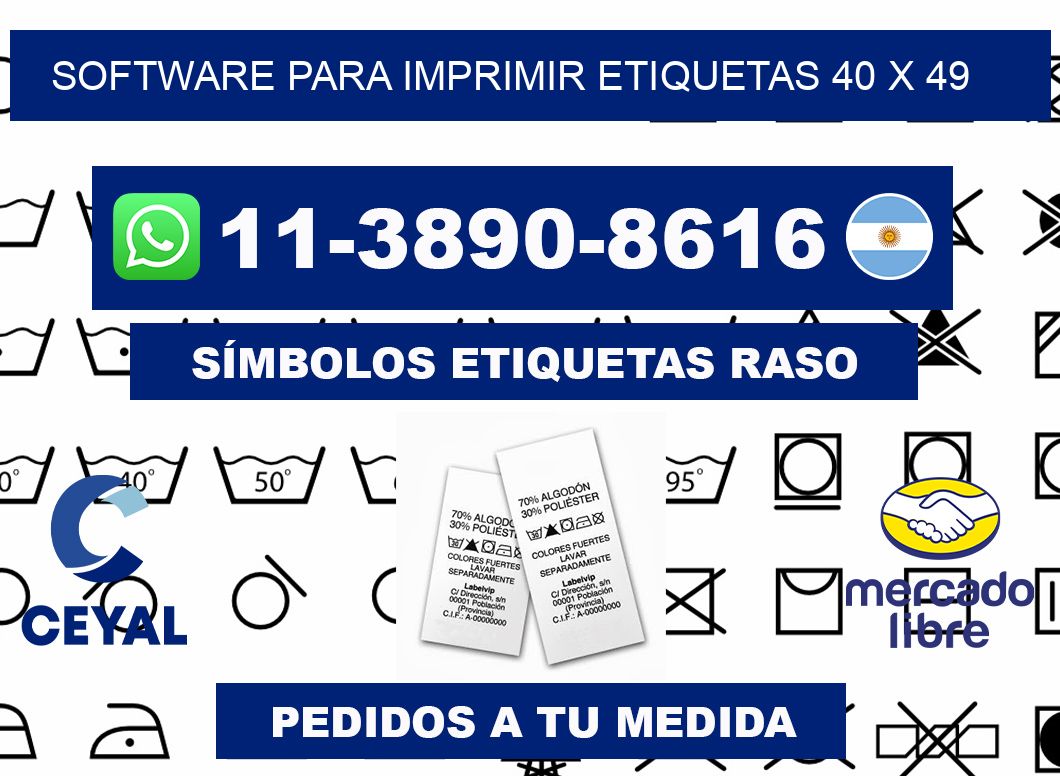 software para imprimir etiquetas 40 x 49