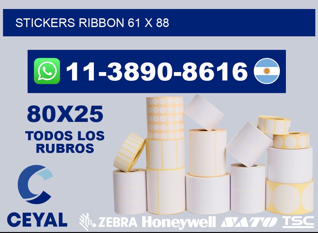 stickers ribbon 61 x 88