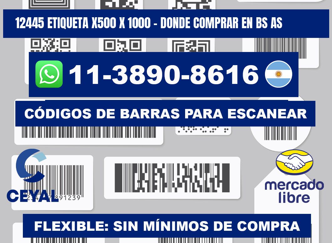 12445 etiqueta x500 x 1000 - Donde Comprar en bs as