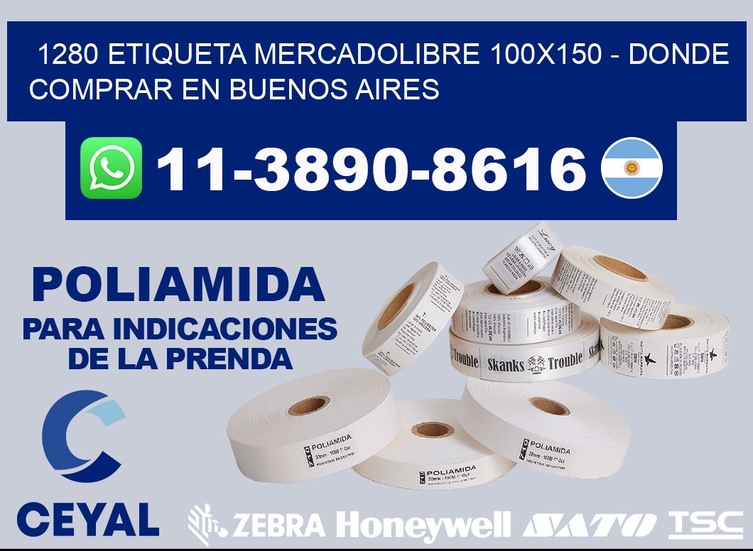 1280 etiqueta MercadoLibre 100x150 - Donde Comprar en Buenos Aires