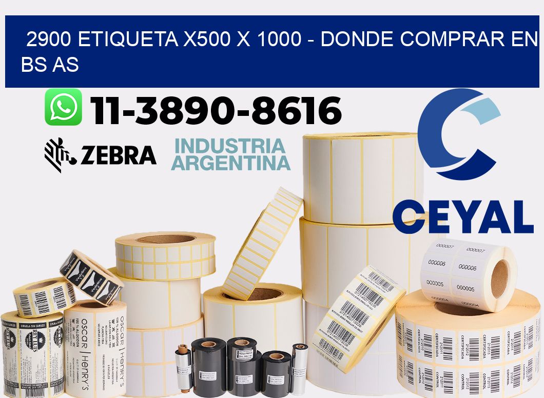 2900 etiqueta x500 x 1000 - Donde Comprar en bs as