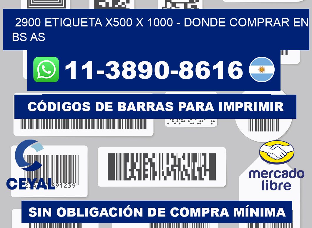 2900 etiqueta x500 x 1000 - Donde Comprar en bs as