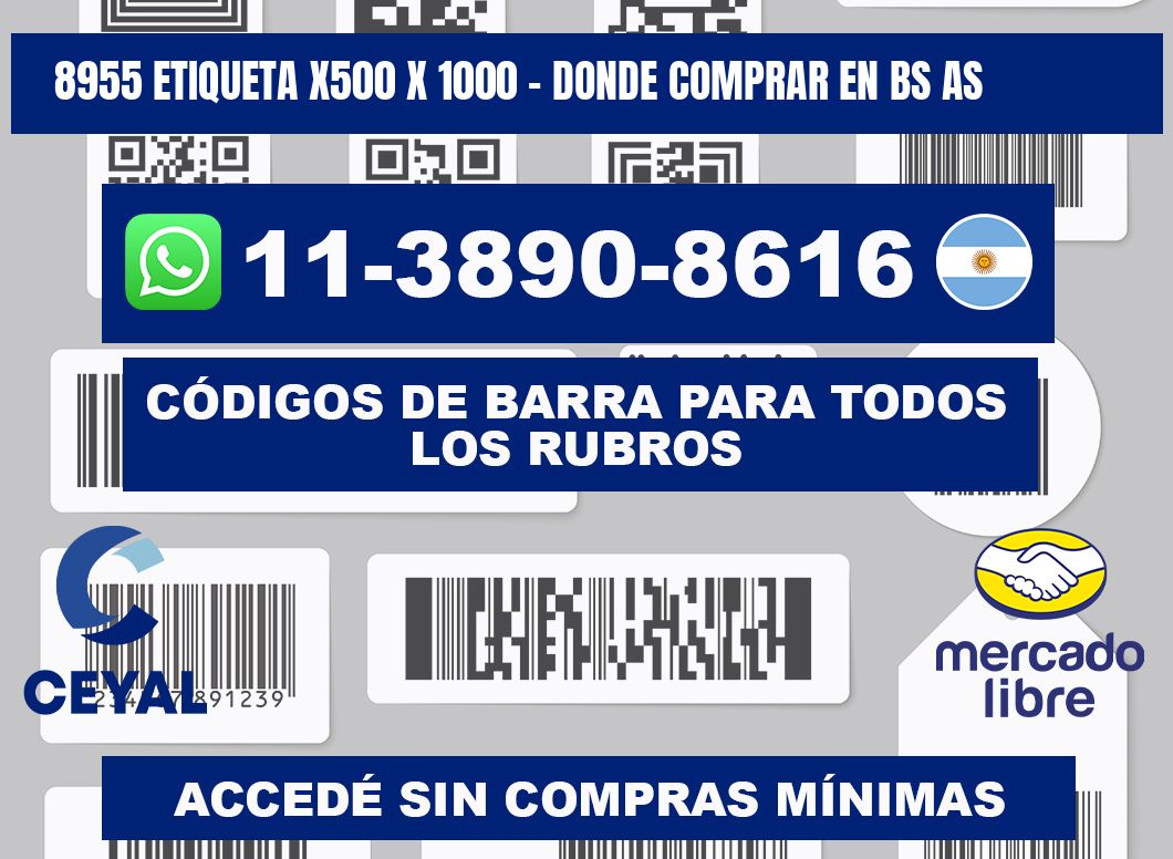 8955 etiqueta x500 x 1000 - Donde Comprar en bs as