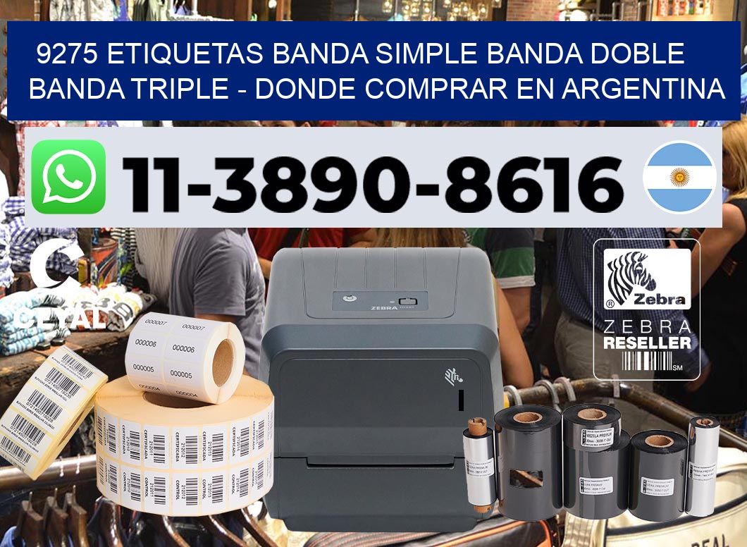 9275 etiquetas banda simple banda doble banda triple – Donde Comprar en Argentina