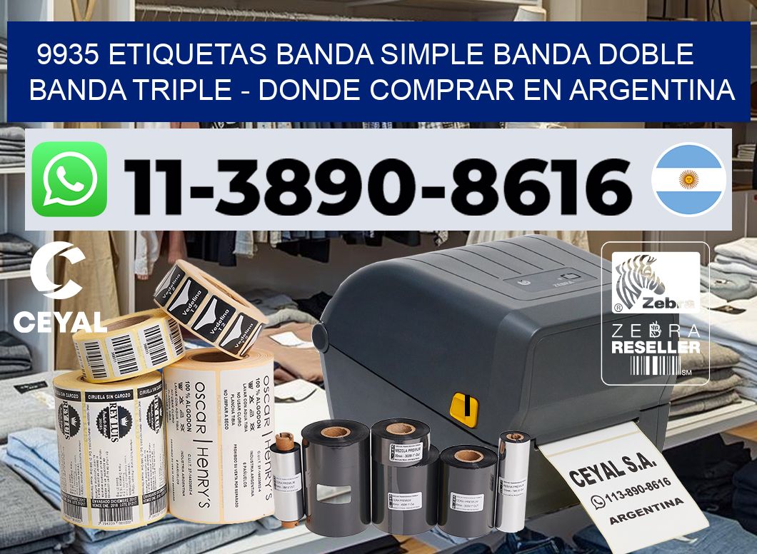 9935 etiquetas banda simple banda doble banda triple – Donde Comprar en Argentina