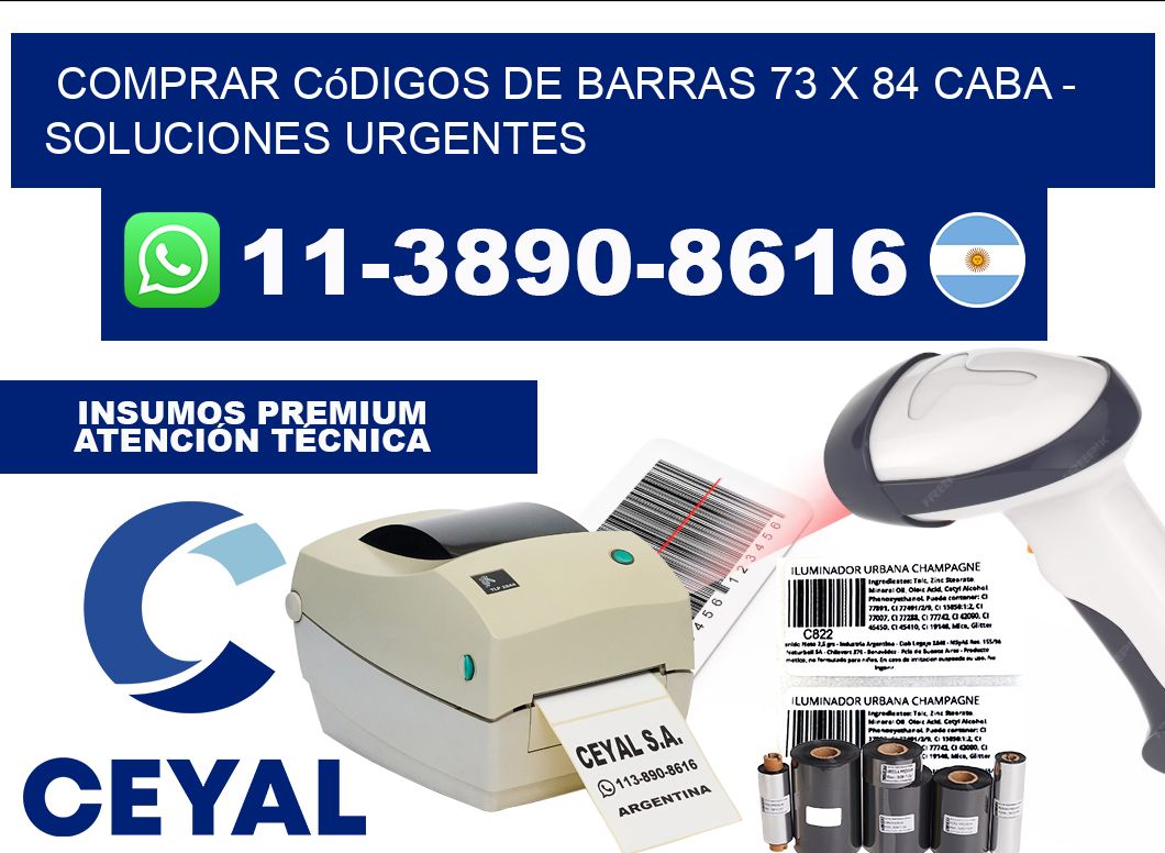 Comprar códigos de barras 73 x 84 CABA - soluciones urgentes