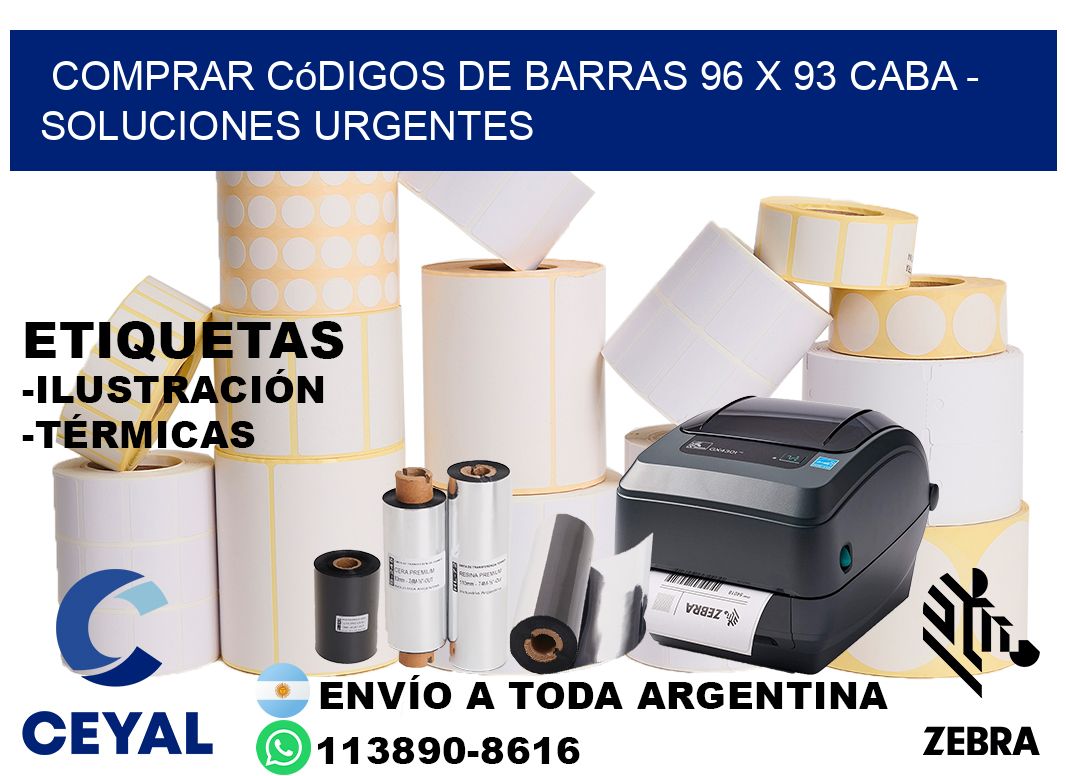 Comprar códigos de barras 96 x 93 CABA - soluciones urgentes