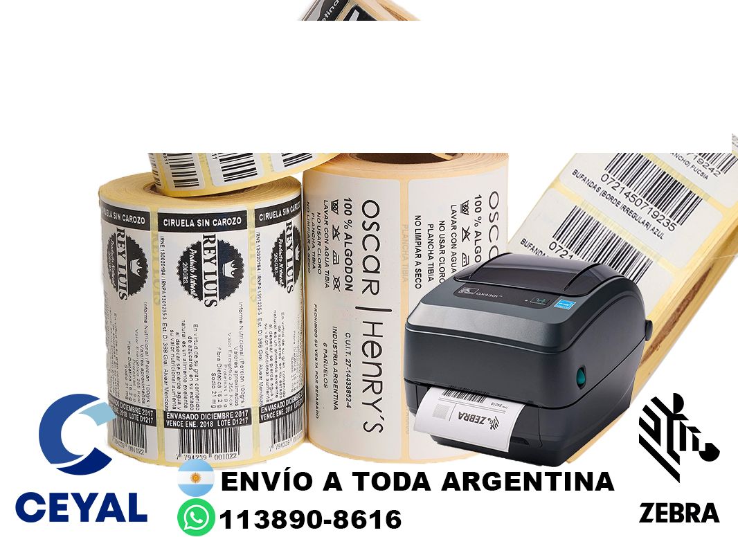 Donde Comprar etiquetas 94 x 20 en AV AVELLANEDA? Buenos Aires - Stock permanente