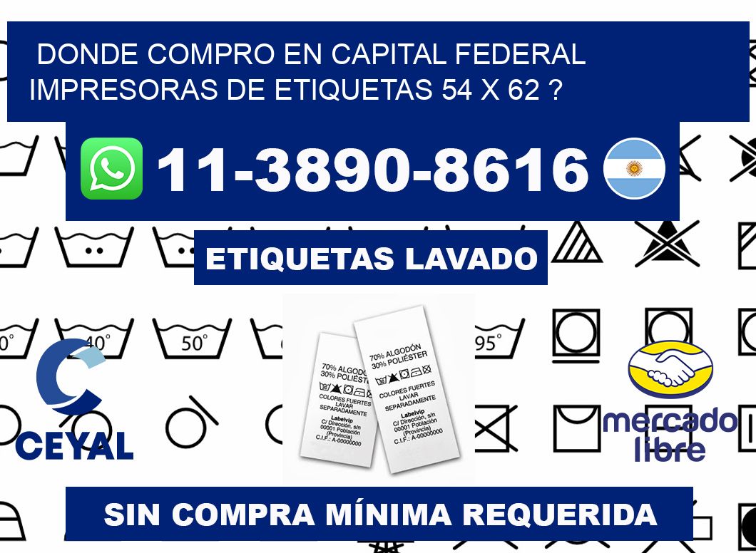 donde compro en capital federal impresoras de etiquetas 54 x 62 ?