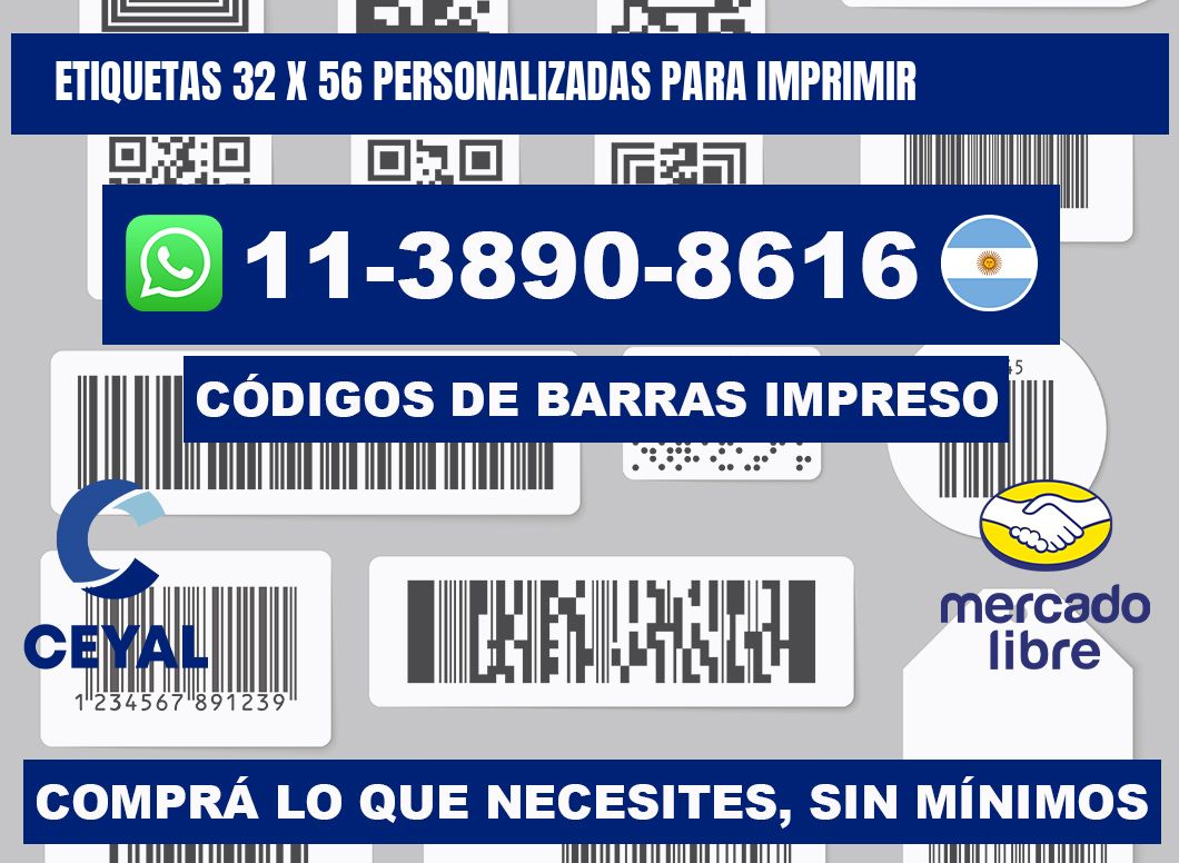 etiquetas 32 x 56 personalizadas para imprimir