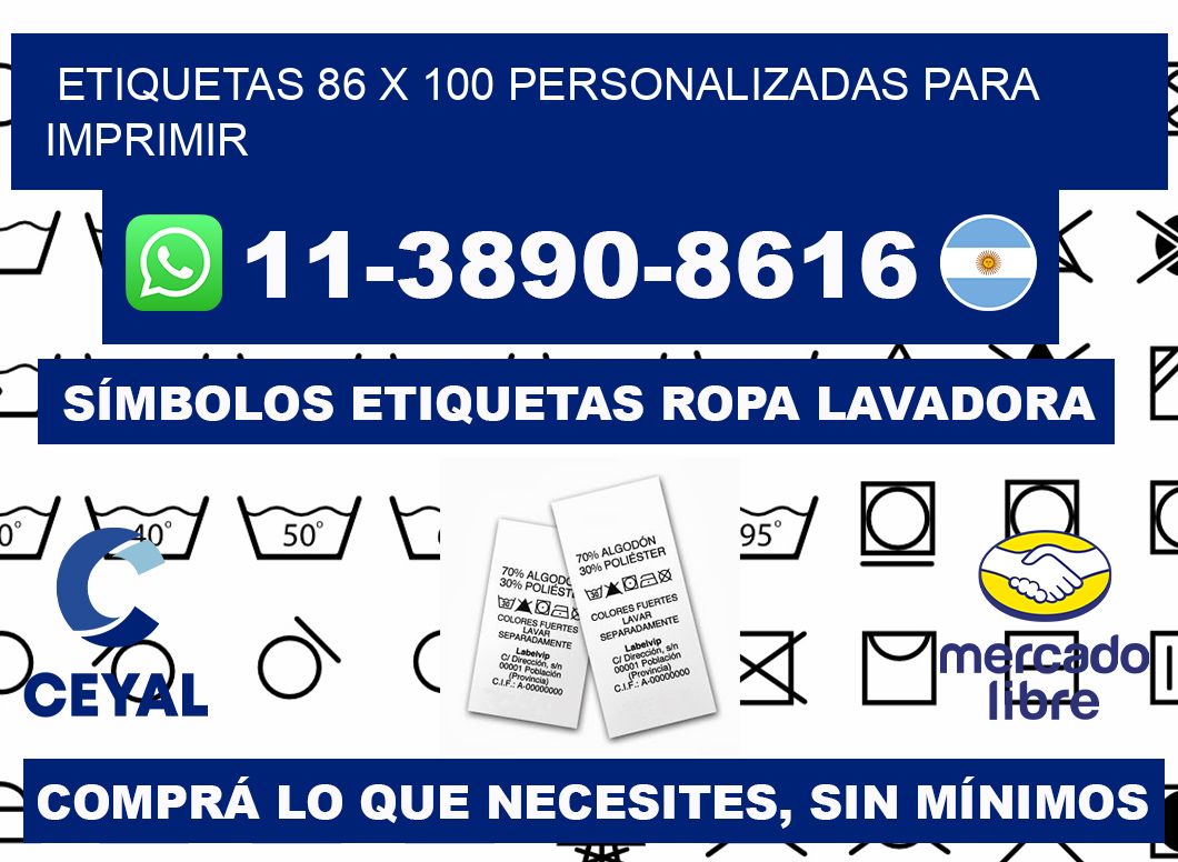 etiquetas 86 x 100 personalizadas para imprimir