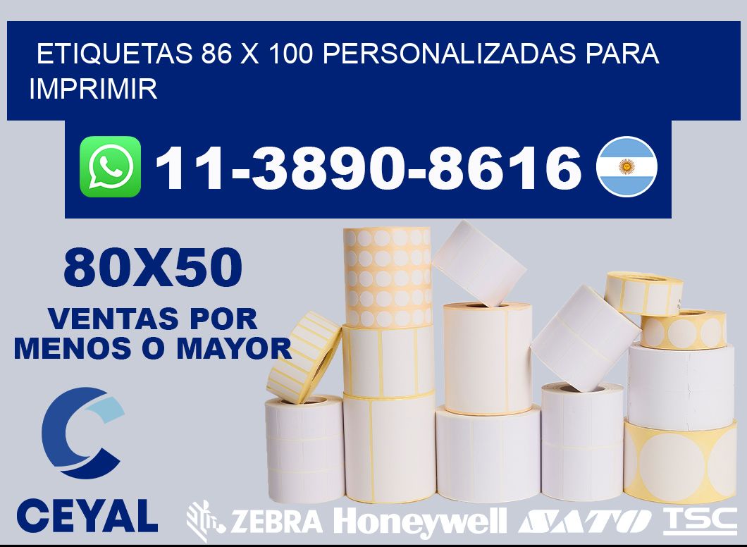 etiquetas 86 x 100 personalizadas para imprimir