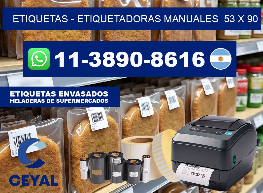 etiquetas – Etiquetadoras Manuales  53 x 90