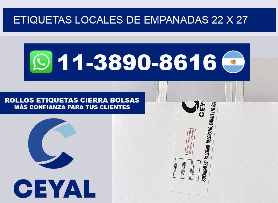 etiquetas locales de empanadas 22 x 27