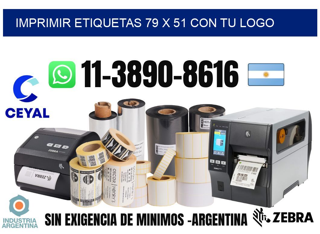 imprimir etiquetas 79 x 51 con tu logo