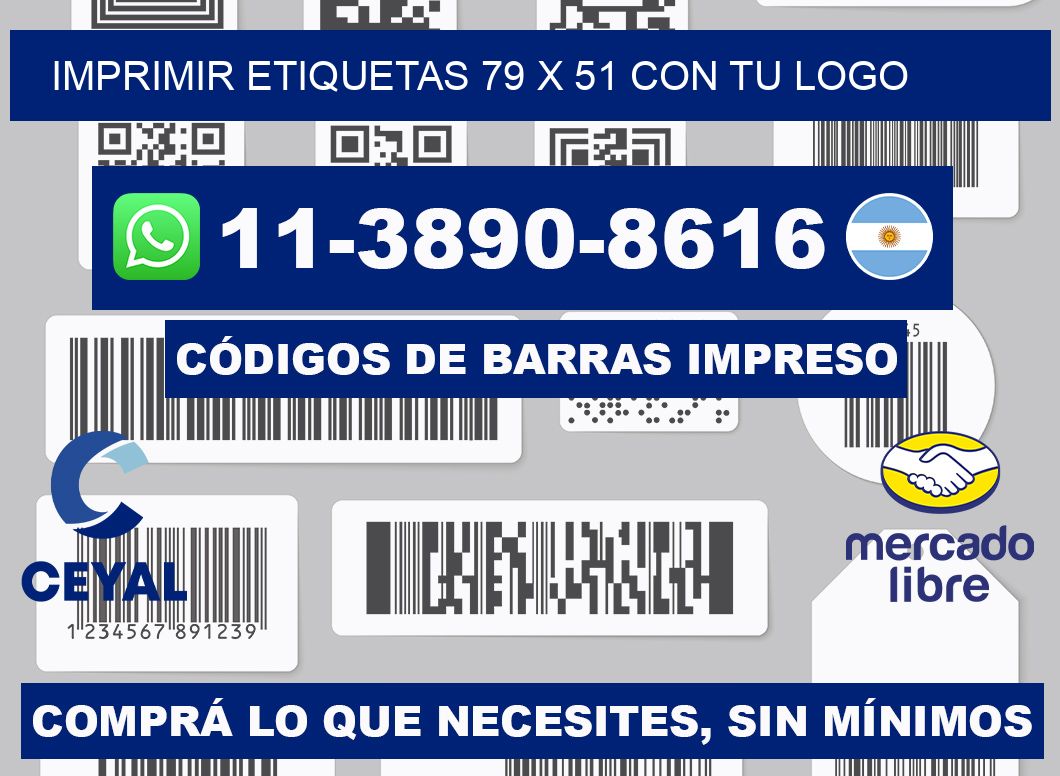 imprimir etiquetas 79 x 51 con tu logo