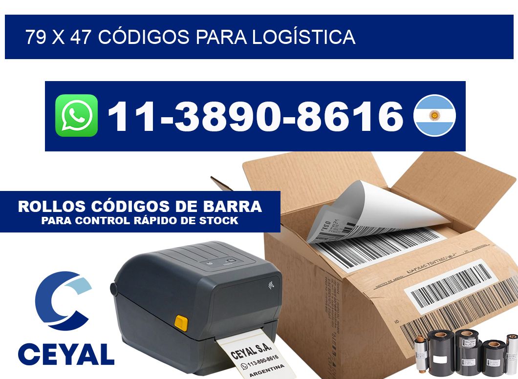 79 x 47 CÓDIGOS PARA LOGÍSTICA
