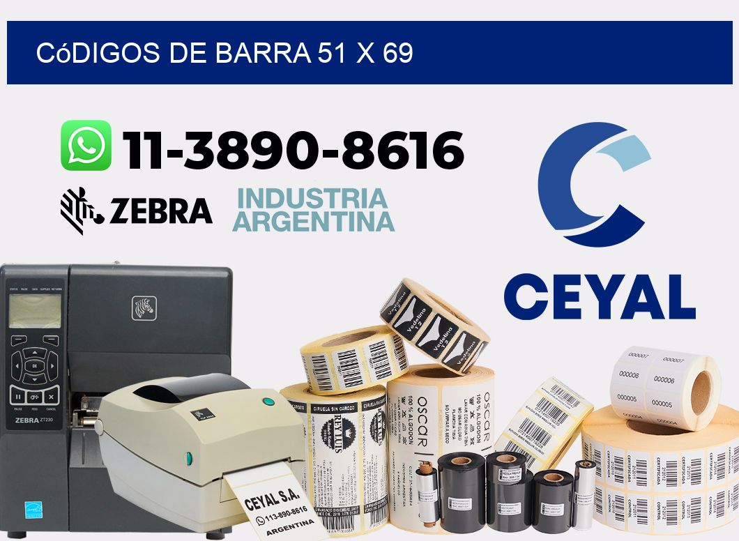 códigos de barra 51 x 69