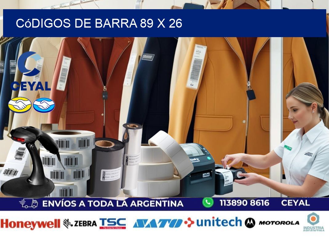 códigos de barra 89 x 26