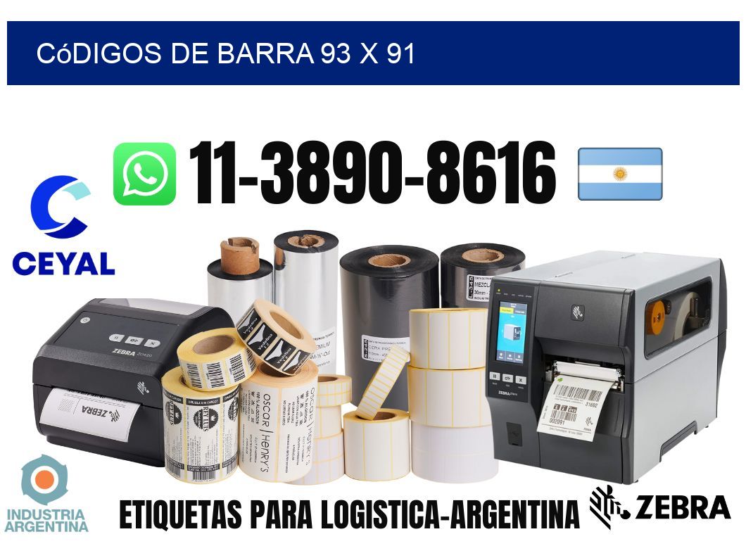 códigos de barra 93 x 91