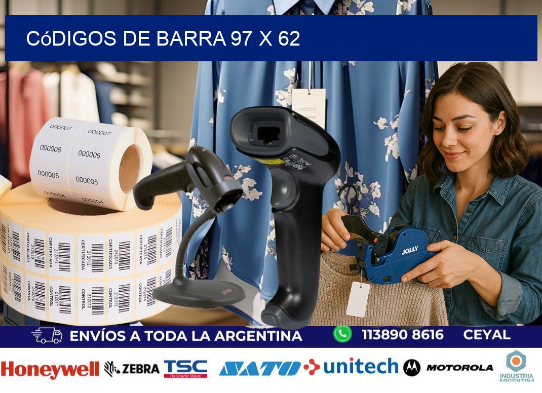 códigos de barra 97 x 62