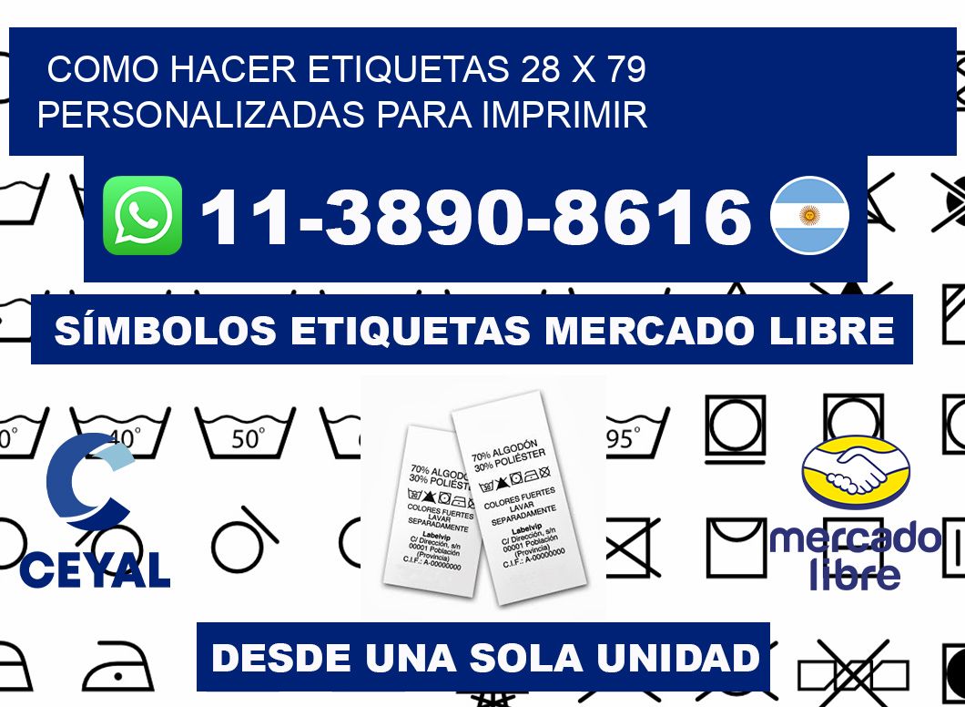 como hacer etiquetas 28 x 79 personalizadas para imprimir