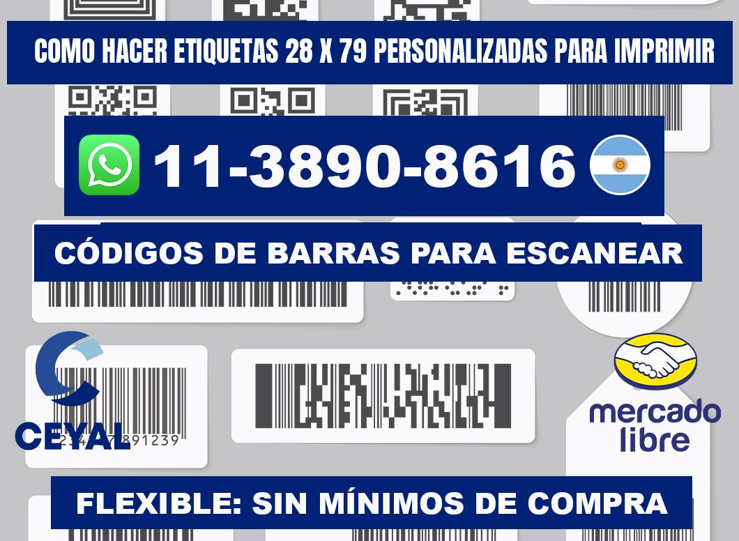 como hacer etiquetas 28 x 79 personalizadas para imprimir