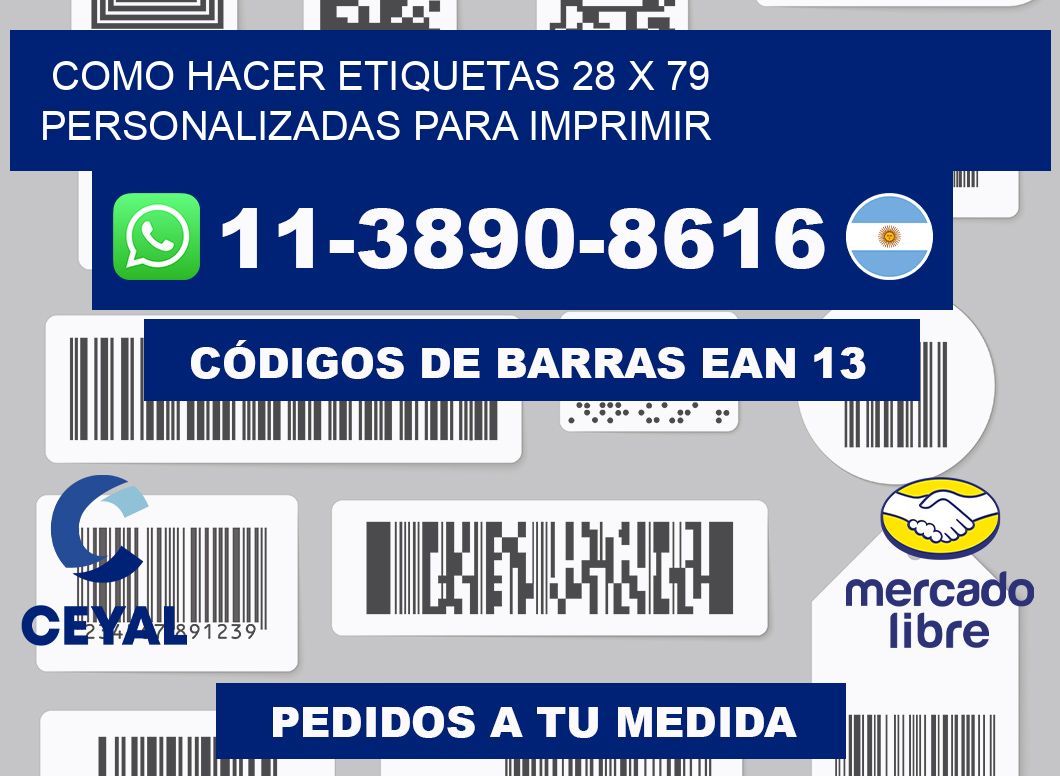 como hacer etiquetas 28 x 79 personalizadas para imprimir