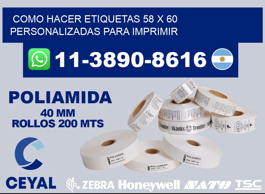 como hacer etiquetas 58 x 60 personalizadas para imprimir