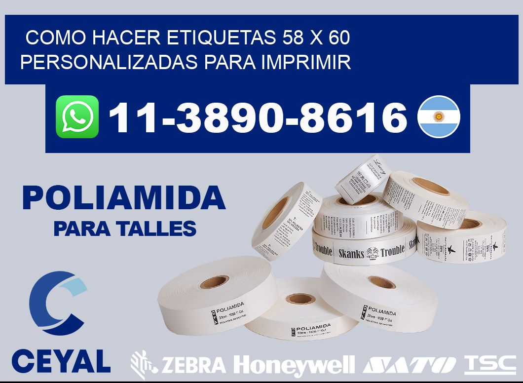 como hacer etiquetas 58 x 60 personalizadas para imprimir