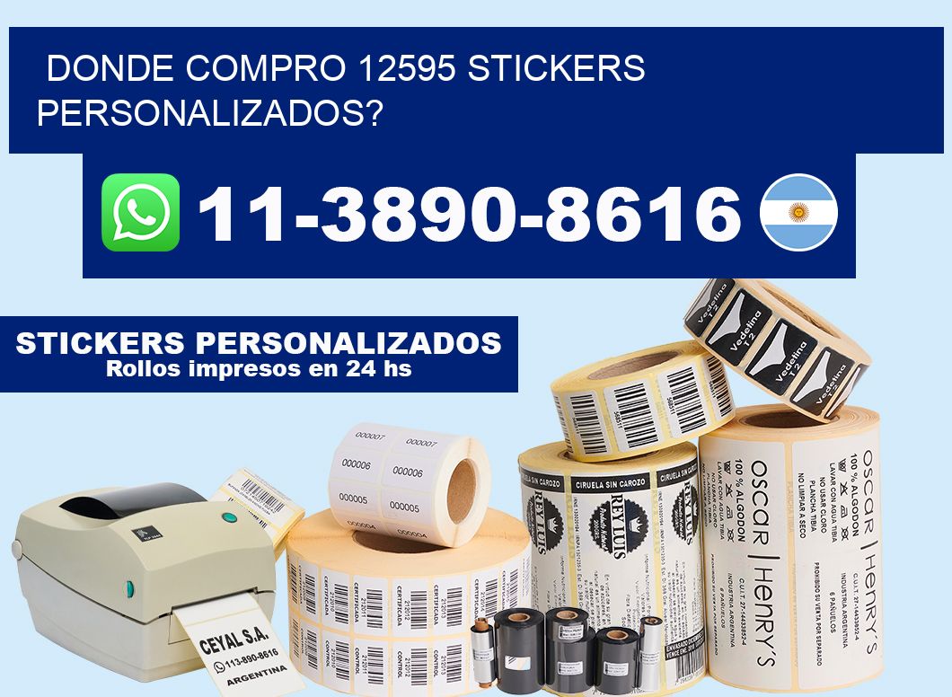 donde compro 12595 stickers personalizados?