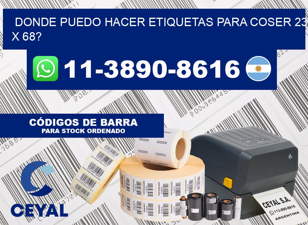 donde puedo hacer etiquetas para coser 23 x 68?