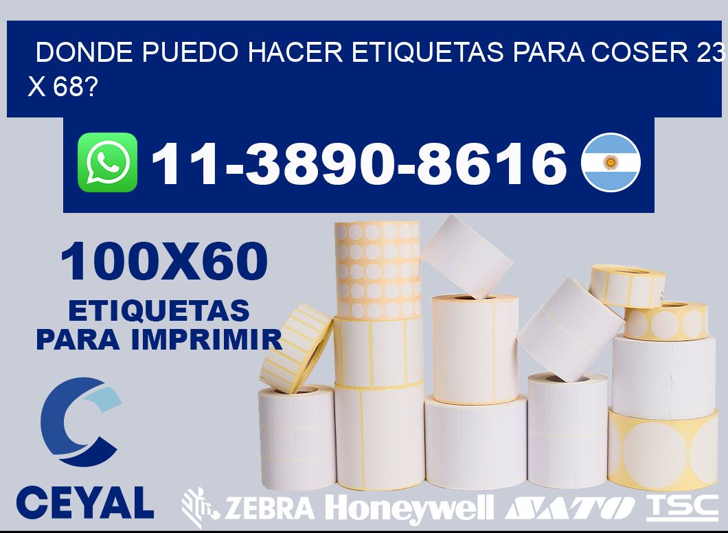 donde puedo hacer etiquetas para coser 23 x 68?