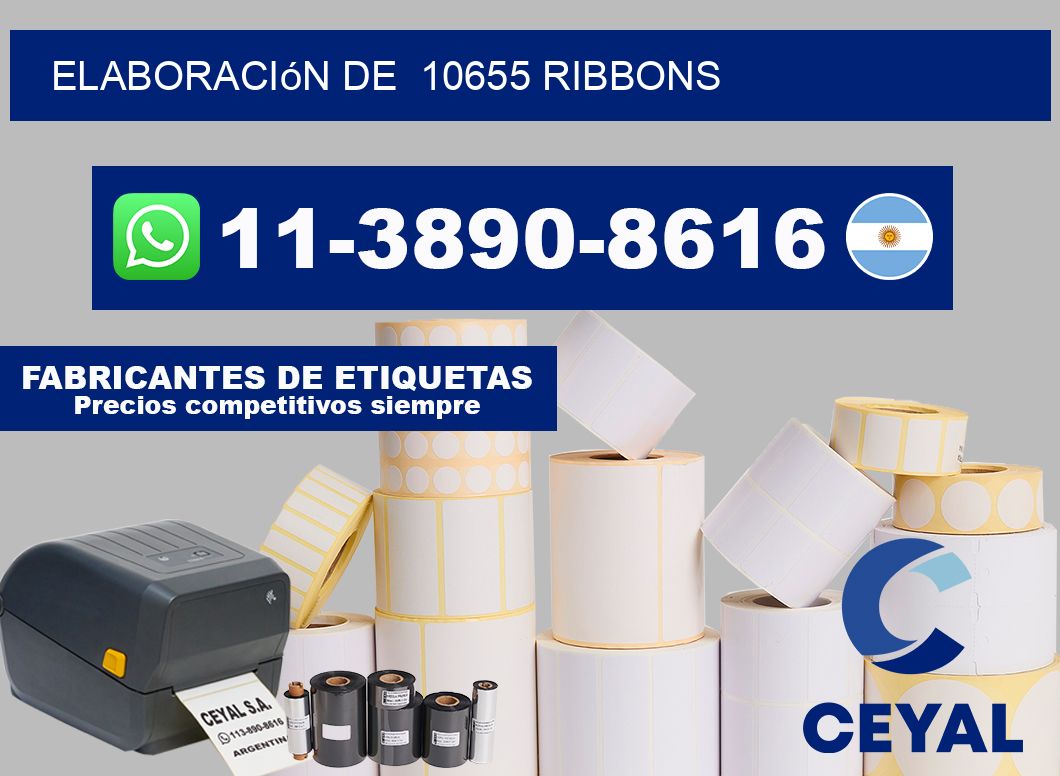elaboración de  10655 ribbons