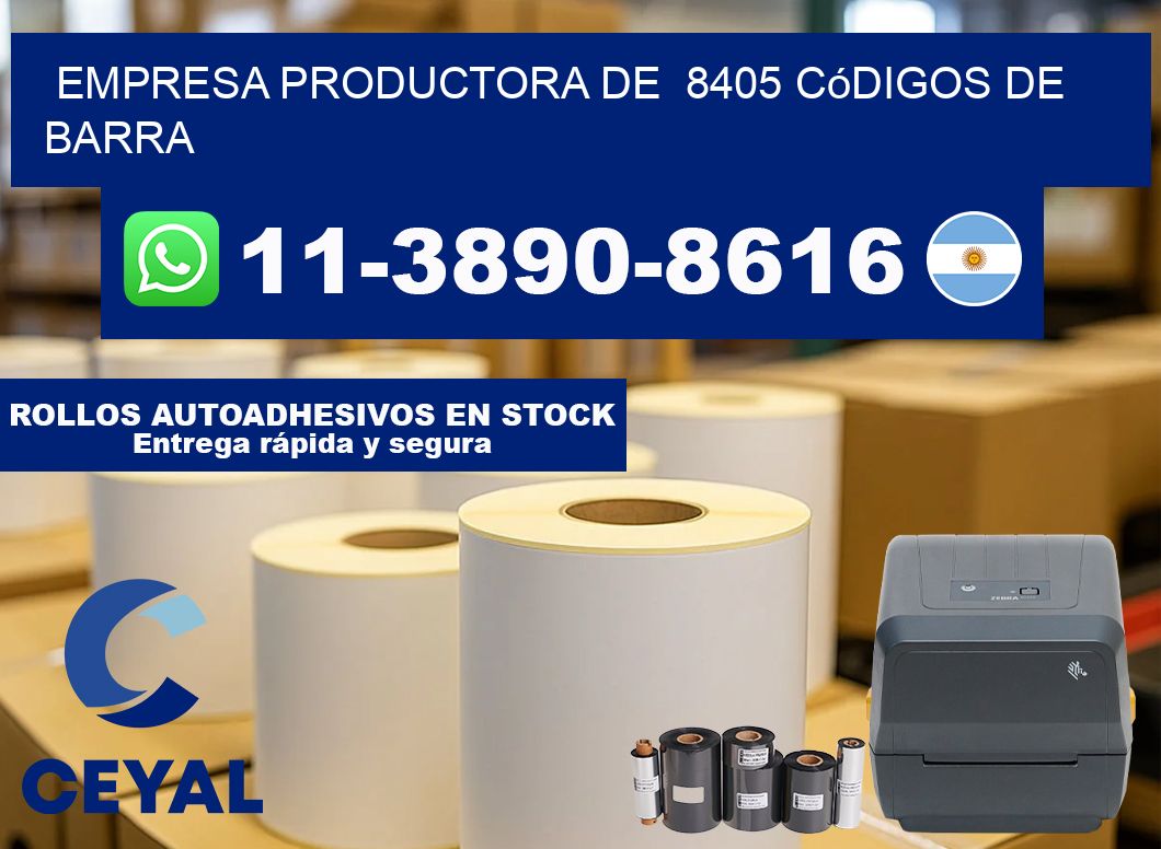 empresa productora de  8405 códigos de barra