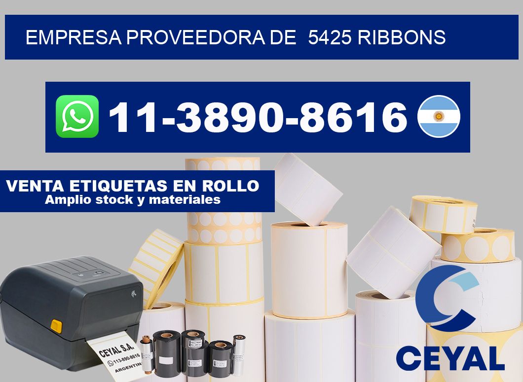 empresa proveedora de  5425 ribbons