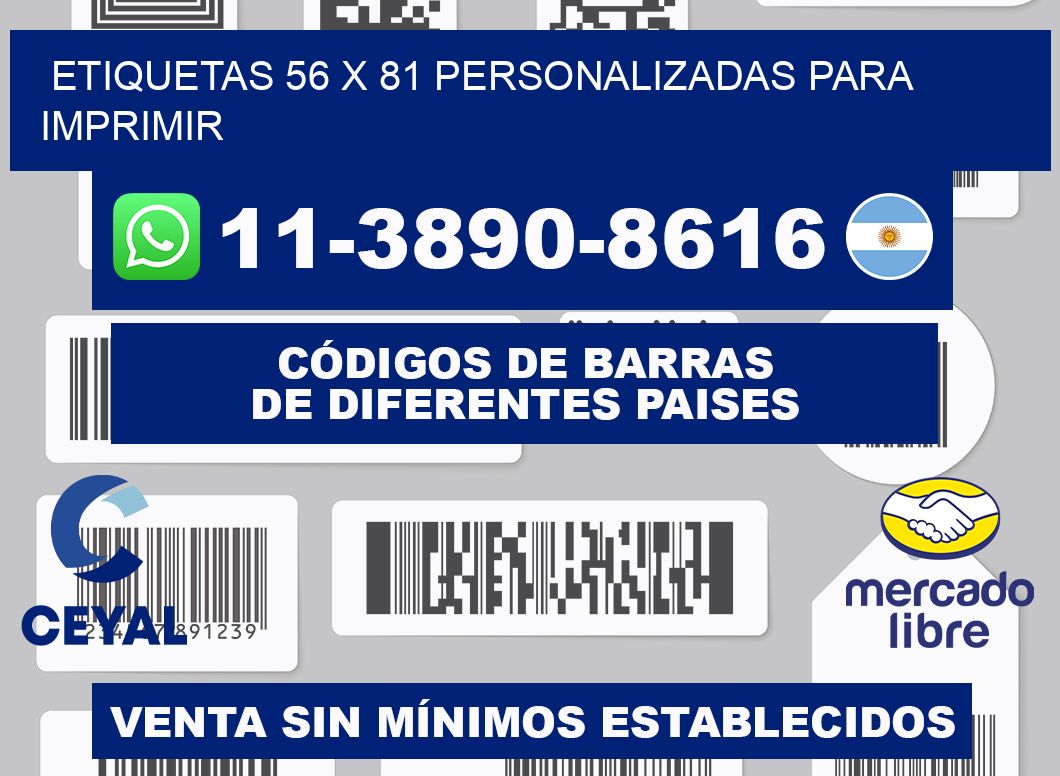 etiquetas 56 x 81 personalizadas para imprimir