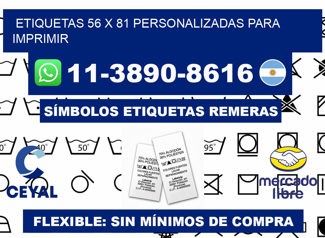 etiquetas 56 x 81 personalizadas para imprimir