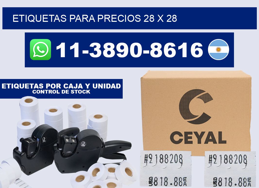 etiquetas para precios 28 x 28